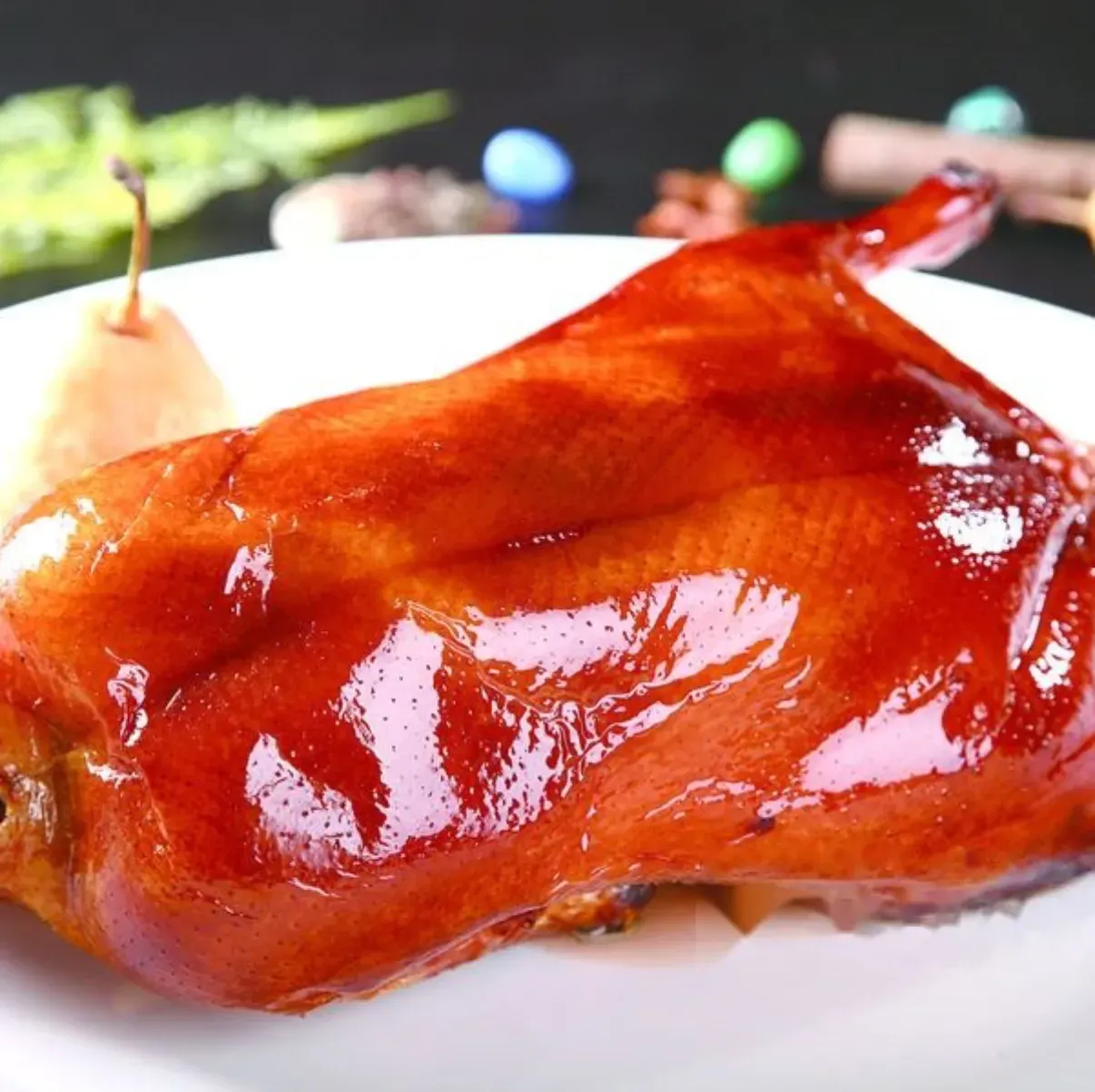 华英北京烤鸭美食图片