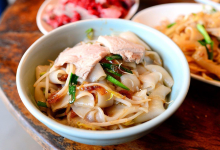 北埔老街粄条美食图片