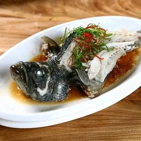 大自然渔港美食图片
