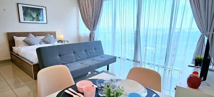 简约套房 (商场旁边)(Minimalist studio @ Trefoil Setia Alam (linked bridge to SCCC/SCM) for 2-4pax)图片