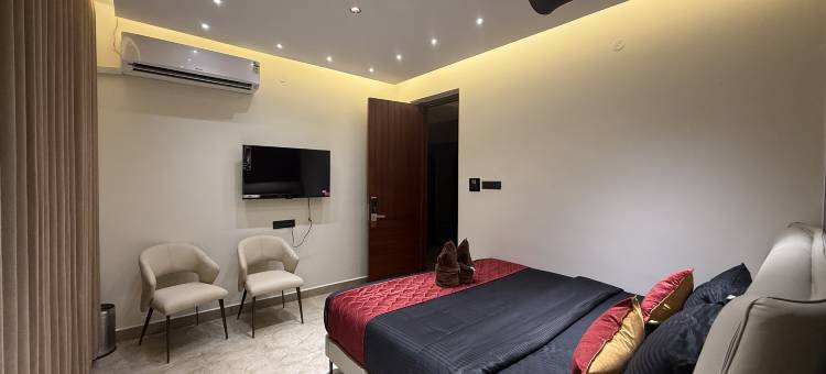 Samudhra Beach Villa,Mahabalipuram- Sea view, Pool & Lawn图片