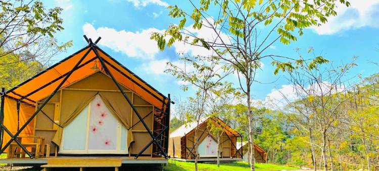 远山望月温泉VILLA露营区图片