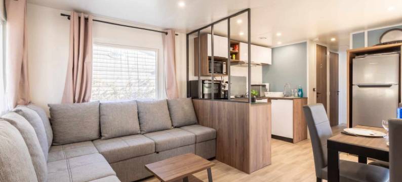 MOBILHOME SOLEIA MAR ESTANG SIBLU VILLAGE  - Front de mer Accès plage privé CLIM 2SDB Canet图片