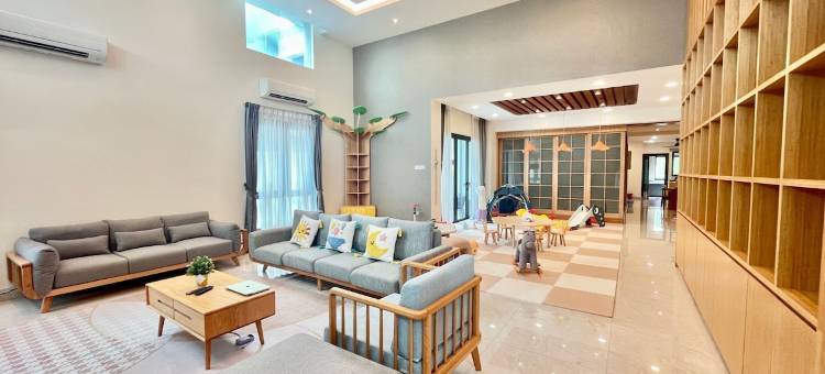【怡保亲子民宿】Cheekaaboo｜泳池＋儿童游乐区｜6房带浴缸(【Ipoh Family Villa】Cheekaaboo｜Private Pool + Kids Play Area｜6BR with Bathtub)图片