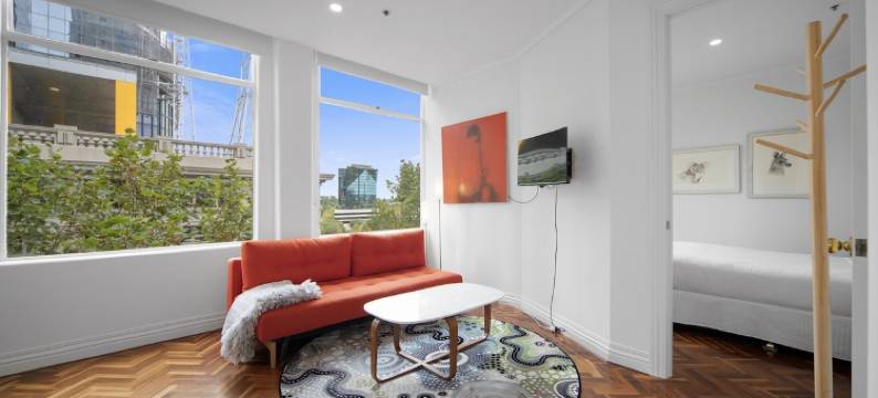 墨尔本市中心的时尚一卧室公寓(Chic 1-Bed Apartment In the Heart of Melbourne)图片