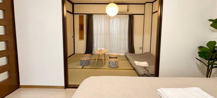 AiES四木/四木站走8分/ 2DK40㎡4人可停车/直达机场晴空塔近公园(AiES Yotsugi, 8m walk from Station, 4people, free parking, direct access to the airport)图片