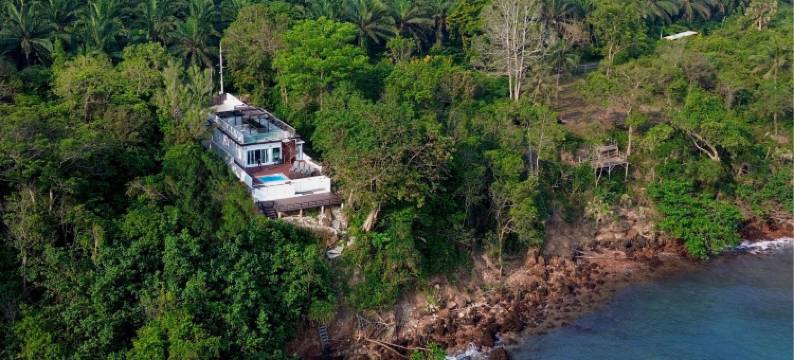 The Munique Cliff House Chumphon - private jacuzzi with beach views图片