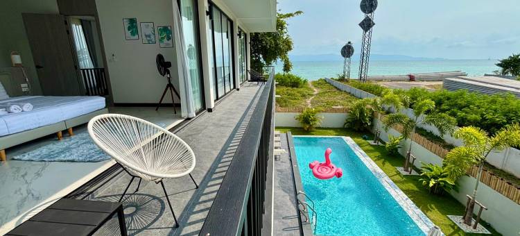海滨度假别墅 | 私人泳池 & 直通大海 2卧室(Beachfront Villa | Private Pool & Sea Access 2 BDR)图片