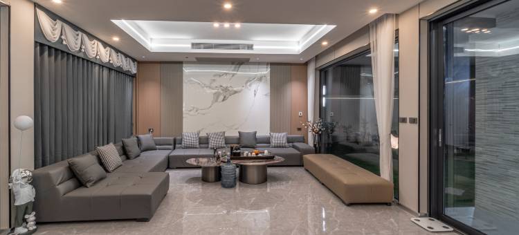 TML时尚庄园大别墅|6房8卫|豪华KTV包房、泳池、桌球台、篮球场(T M L-Manor House 6 Bedroom-Independent Swimming Pool and Powerful Ktv)图片