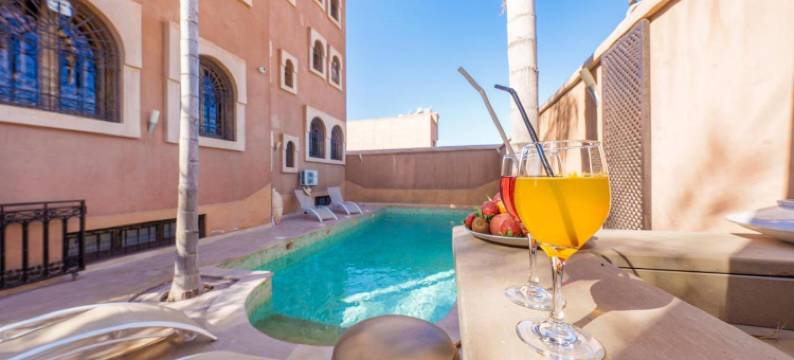 马拉喀什中心乌斯怀亚别墅庭院(Riad Ushuaia la Villa - Centre Marrakech)图片