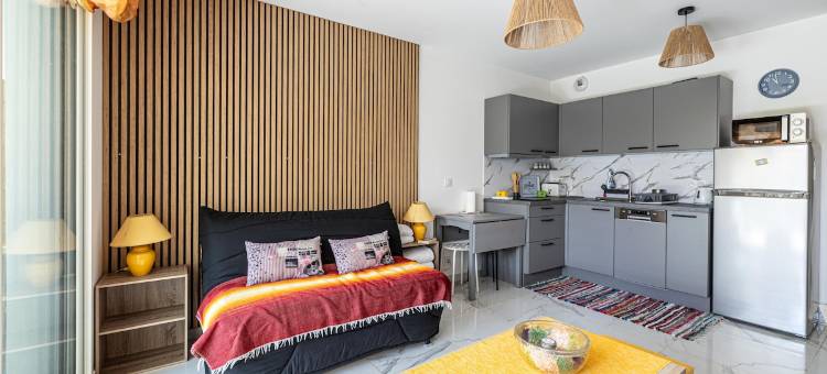 坎城的现代开间 - 空调 - 2人(Modern studio - AC - 2P - Cannes)图片