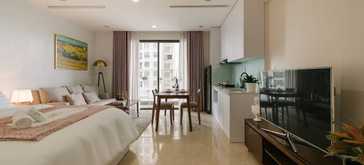 TRUNG之家 - 河内市中心 Vinhomes D'Capitale 高端公寓(TRUNG HOME - Vinhomes D'Capitale Apartment I Hanoi Centre)图片