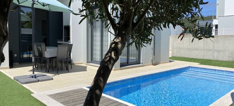 豪华别墅配有私人游泳池(Villa near Obidos Lagoon and Surf Beaches)图片