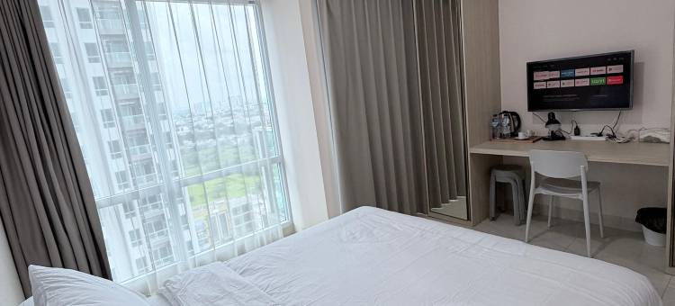 希尔顿绿恒泰公寓商场 - 庭园风景 28m(Green Sedayu Apartment Suite Garden View by Ellison)图片