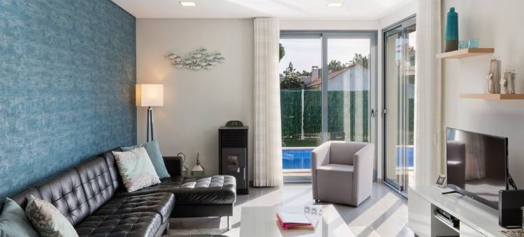 豪华别墅配有私人游泳池(Villa near Obidos Lagoon and Surf Beaches)图片