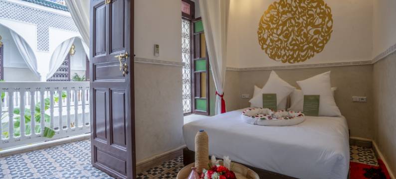 麦地那棕榈树摩洛哥传统庭院住宅(Riad les palmiers de la medina)图片