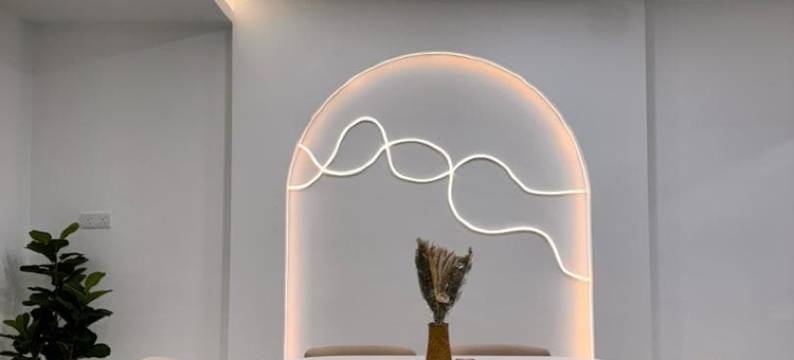 现代极简奶油风设计民宿 (Parit Raja)(Modern minimalist cream-colored themed Parit Raja)图片