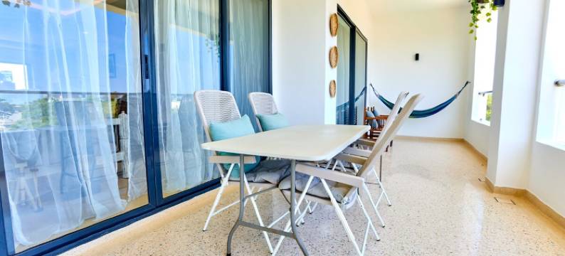 Nana's boho BeachfrontVilla w/Ac&pool图片