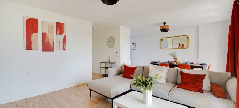 普特奥拉德芳斯超级三卧带露台公寓(Superb 3BR with Terraces – Puteaux La Défense)图片