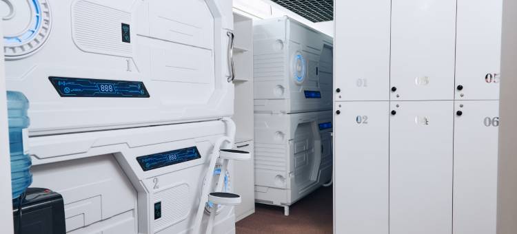 Qo'noq Capsule Hotel at Samarkand Airport图片