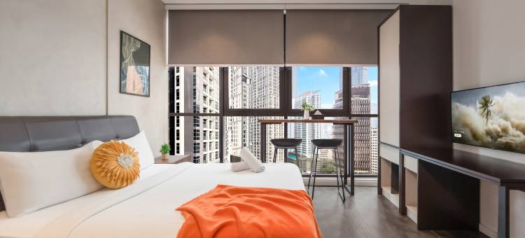 KLCC-Scarletz【中文礼遇⭐空中无边泳池⭐仅步行五分钟到双峰塔】(Scarletz Suites KLCC by Avery【Located in  City Centre+5 mins to Twin Towers+Rooftop Infinity pool】)图片
