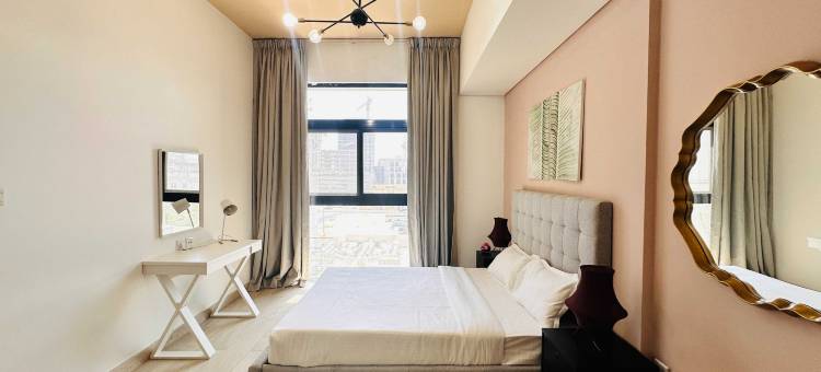 La Perla 朱美拉村圈高端度假公寓，配有游泳池和健身房(Premium Holiday Apartment at La Perla JVC with Pool & Gym)图片