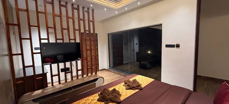 Samudhra Beach Villa,Mahabalipuram- Sea view, Pool & Lawn图片
