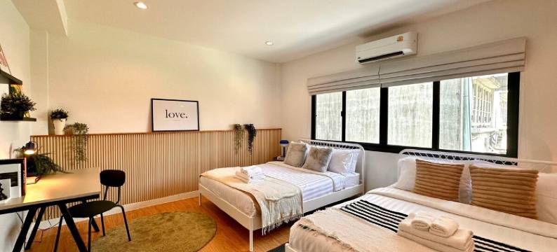 Stylish Modern Home 4Bedroom 7Bed 200m BTS PhraKhanong, 10min ThongLo图片