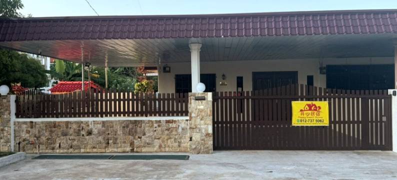 位于高渊的3卧室半独立房屋-2751平方米 带2间厕所 - 开心民宿(HAPPY GUEST HOUSE TAMAN COWIN NIBONG TEBAL)图片