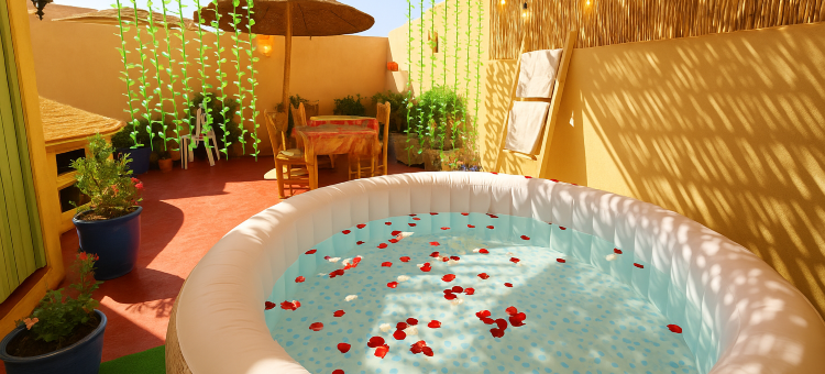 Riad Safran Rouge Jacuzzi RoofTop图片