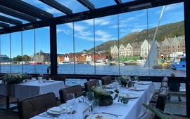 卑尔根鱼市fjellskål海鲜餐厅&商店