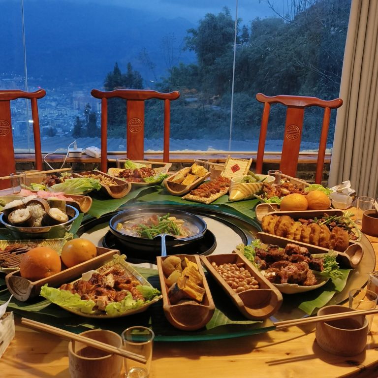 文笔山庄餐厅图片