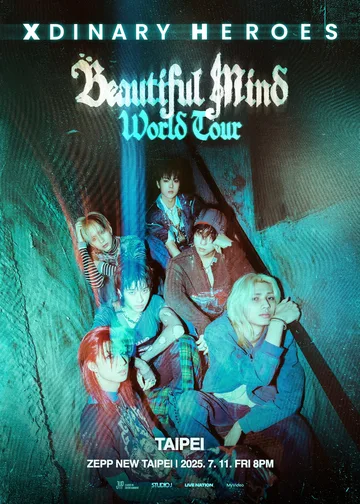 Xdinary Heroes台北演唱會2025｜Xdinary Heroes < Beautiful Mind > World Tour in TAIPEI