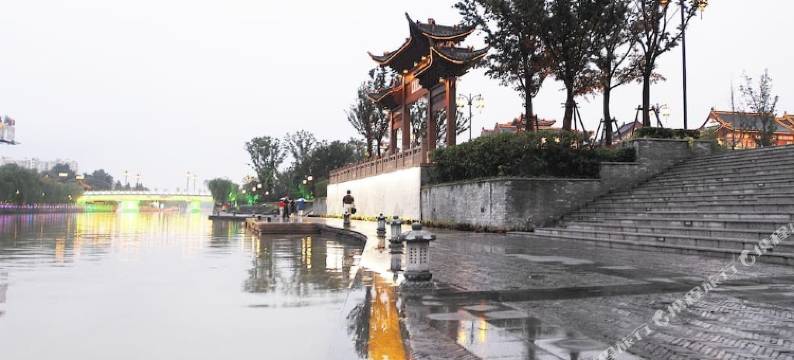 扬州运河边的房子在柳下中式禅意房酒店式公寓图片