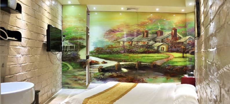 延吉沐恩宾馆(延边大学网红墙店)图片