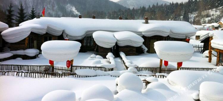 五常雪谷山川情驿站图片