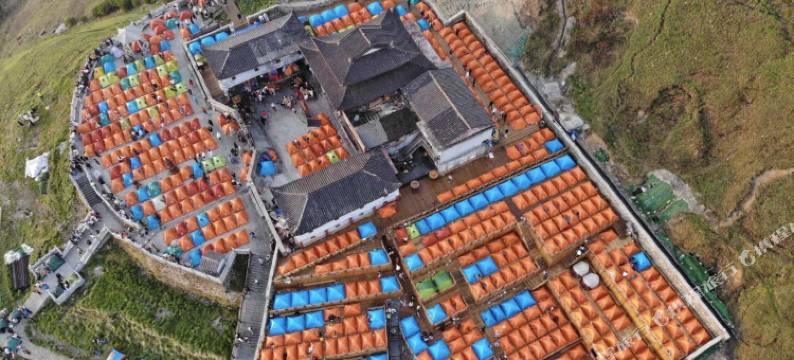 武功山金顶帐篷住宿图片