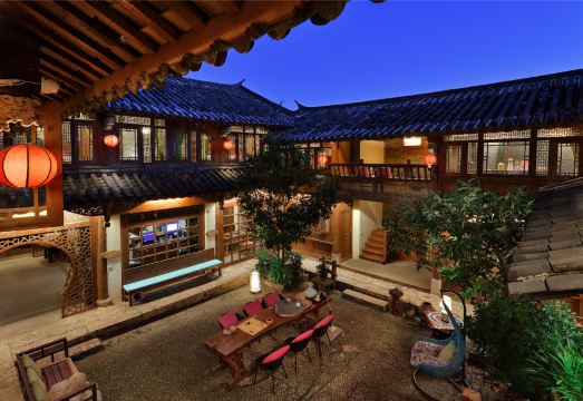 丽江古城花间府·饮禅外景图