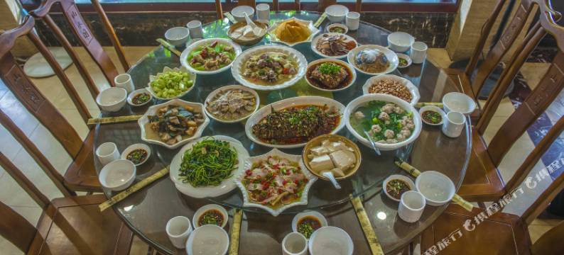 眉山柳江古镇山水阁图片