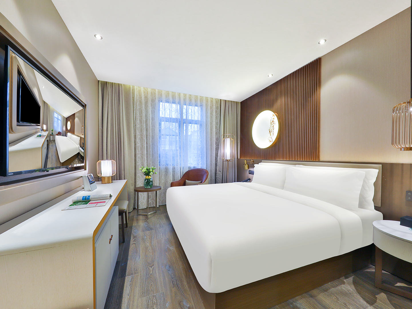 Orange Hotel Shanghai Longbai New Village Subway Station Over view