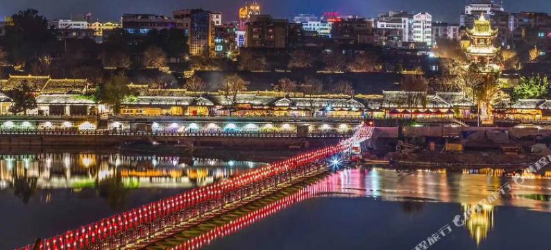 阆中阆水驿站图片