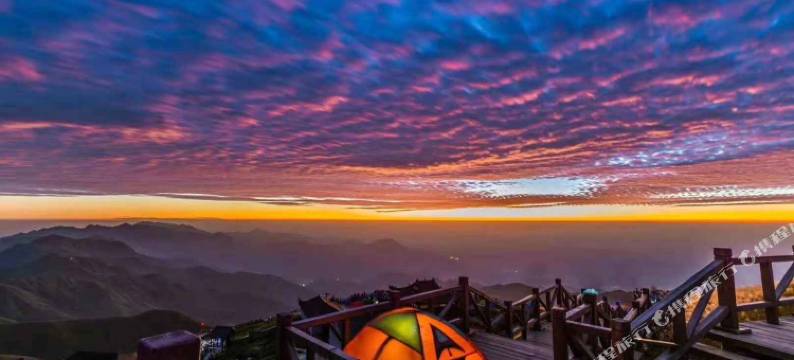 武功山金顶帐篷住宿图片