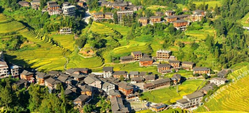 龙脊梯田日出山岚观景度假民宿图片