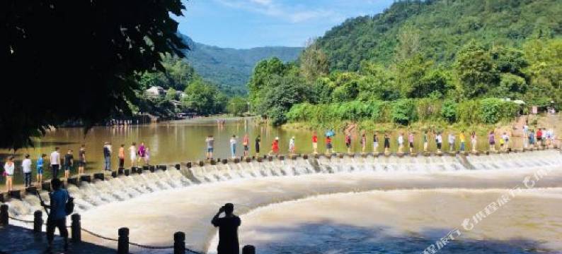 眉山柳江古镇山水阁图片