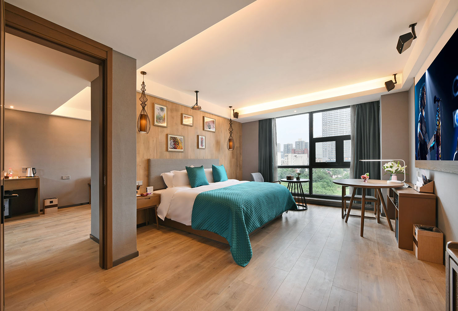 MEHOOD LESTIE Hotel (Xi'an Daming Palace Xishi Library Subway Station)Over view