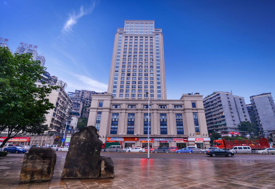 乾庭禅意设计师酒店(重庆万州万达广场店)外景图