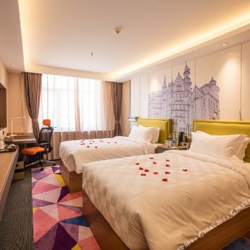 美丽豪酒店(大连高新万达广场店)1-3晚 双人早餐 云水瑶汤泉门票