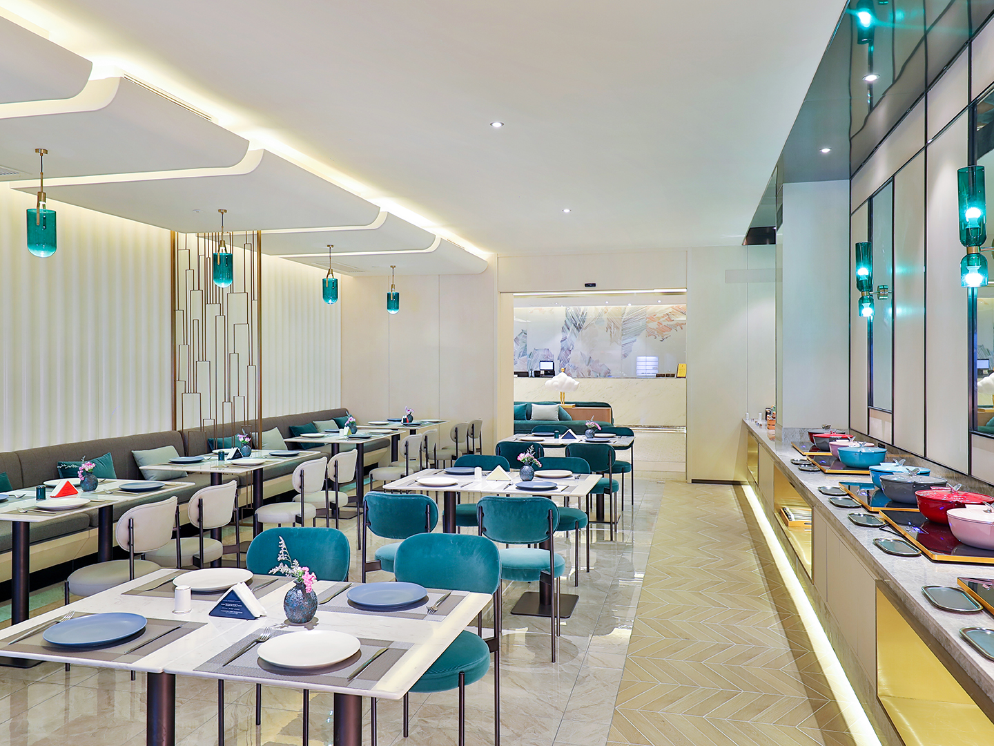 Orange Hotel Shanghai Longbai New Village Subway Station Over view