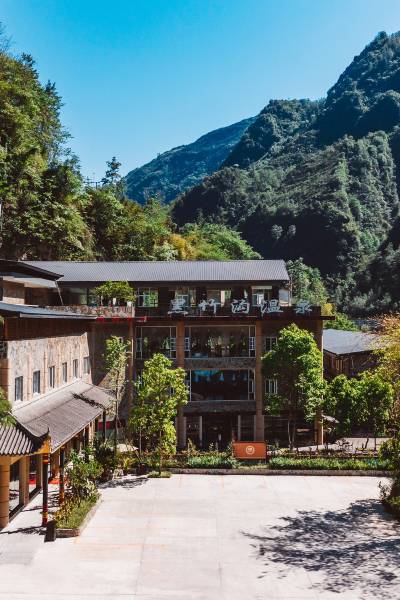 峨边黑竹沟温泉山庄图片