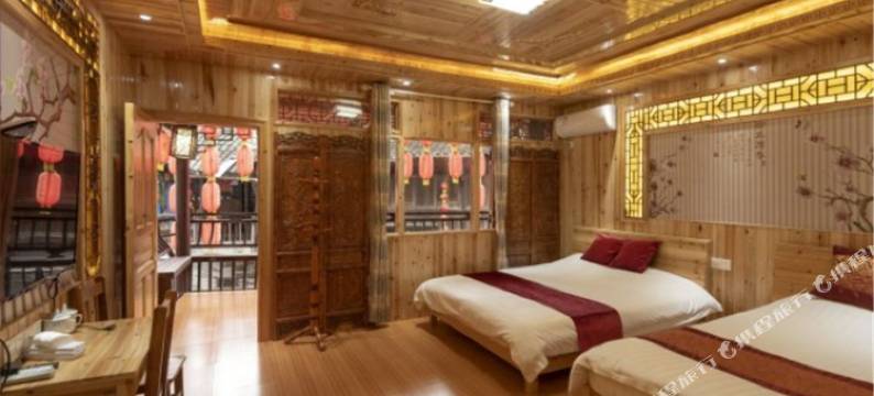 婺源李坑溪边客栈图片